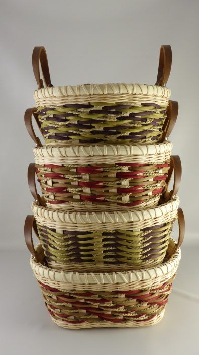 Summer in the Studio ⋆ PrairieWood Basketry Muffin Basket, Writing Proposals, Three Strand Braid, Yellow Basket, Handwoven Baskets, Basket Weaving Patterns, Basket Weaver, Basket Making, Weaving Ideas