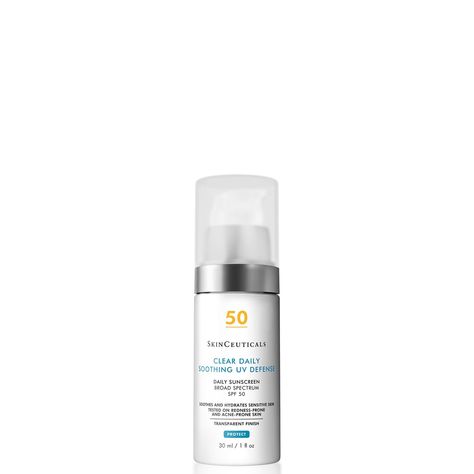 SkinCeuticals Clear Daily Soothing UV Defense Cream SPF 50 (1 fl. oz.) Skinceuticals Silymarin Cf, Wardah Sunscreen Gel Spf 30, Skinceuticals Serum 10, Biotique Sunscreen, Skinceuticals Sunscreen, Skin Redness, Sunscreen Spf 50, Improve Skin Texture, Spf 50