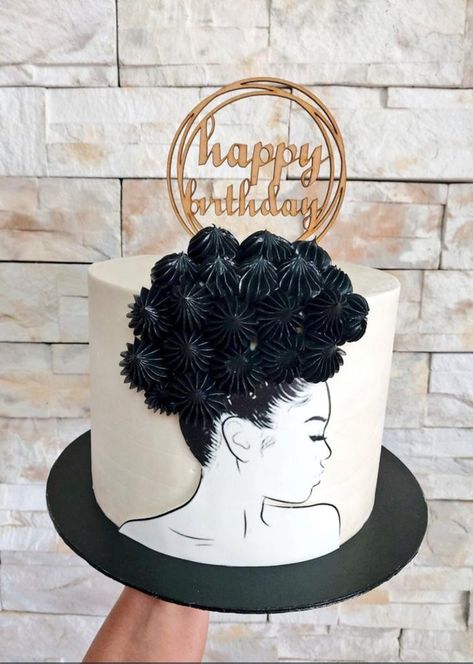 49 Birthday Cake Women, Abstract Face Cake, 48 Birthday Cake For Women, Birthday Cake For Black Women, 49th Birthday Cake For Women, Afro Cake Ideas, Acrylic Face Cake, 44th Birthday Cake For Women, 33 Birthday Cake For Women