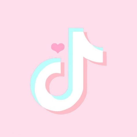 Instagram Widget Icon Pink, Custom Icons Pink, Pink Tiktok Logo, Kawaii App Icons Pink, Kawaii Icons For Apps, Pink Icons For Apps, Pink Tiktok, Pastel Pink Icons:), Tiktok Logo