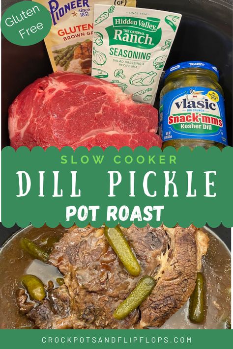 Dill Pickle Roast Instant Pot, Pickled Pot Roast, Dill Pickle Pot Roast Crockpot, Dill Pickle Roast, Dill Pickle Pot Roast, Pickle Roast, Pickle Pot Roast, Low Carb Pot Roast, Flavorful Pot Roast