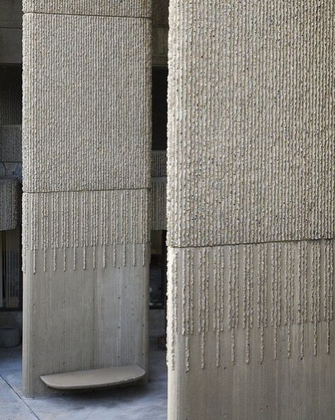 Column Architecture Design, Concrete Pillars Columns, Concrete Column Design, Concrete Wall Cladding, Concrete Pillar, Concrete Cladding, Column Cladding, Concrete Collaborative, Architecture Concrete