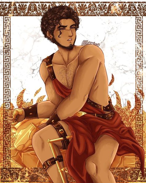 Hephaestus Fanart, Your Highness, Christmas Party Photo, Greek Gods And Goddesses, Greek And Roman Mythology, Greek Culture, Percy Jackson Characters, Kane Chronicles, Percy Jackson Art