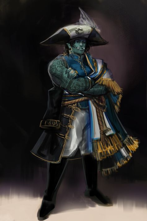 Female Half Orc, Half Orc, Dnd Races, Pirate Art, Concept Art Character, Dungeons And Dragons Characters, Skyfall, Most Wanted, Fantasy Rpg