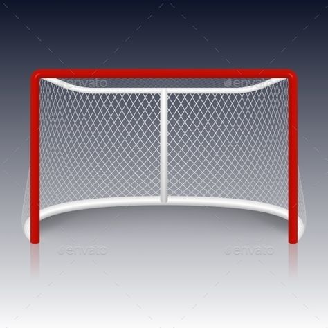 Net Illustration, Hockey Diy, Hockey Nets, Hockey Goal, Sport Vector, Goal Net, Sports Templates, Hockey Goalie, Information Graphics