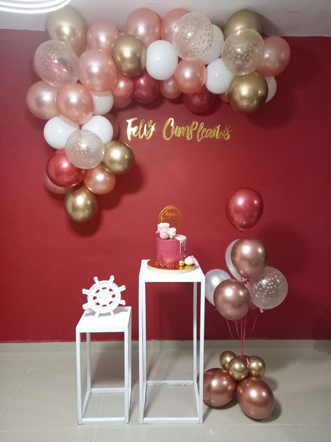 #decoracion #decoracioncumpleaños #globos #globoscromados #celebraencasa #celebracionencasa #cuarentenaparty #arcodeglobos #globos Princess Birthday Invitations, 1st Birthday Party Decorations, Dress Sewing Tutorials, 18th Birthday Cake, Mini Table, Diy Party Decorations, Princess Birthday, 18th Birthday, Diy Party