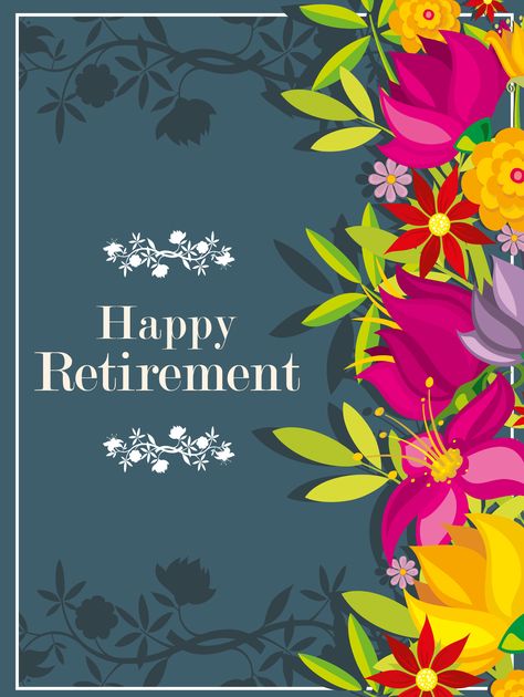 There’s something magical about retirement. After stress over work for so long. It is time to chill and enjoy the rewards that one has reaped. Wish that person who is retiring by sending them this beautifully designed ecard. It will definitely lift their spirits up. Happy Retirement Wishes, Happy Retirement Cards, Peace Pictures, Retirement Wishes, Fabric Painting Techniques, Birthday Reminder, Happy Birthday Wishes Images, Happy Birthday Wishes Quotes, Birthday Wishes And Images