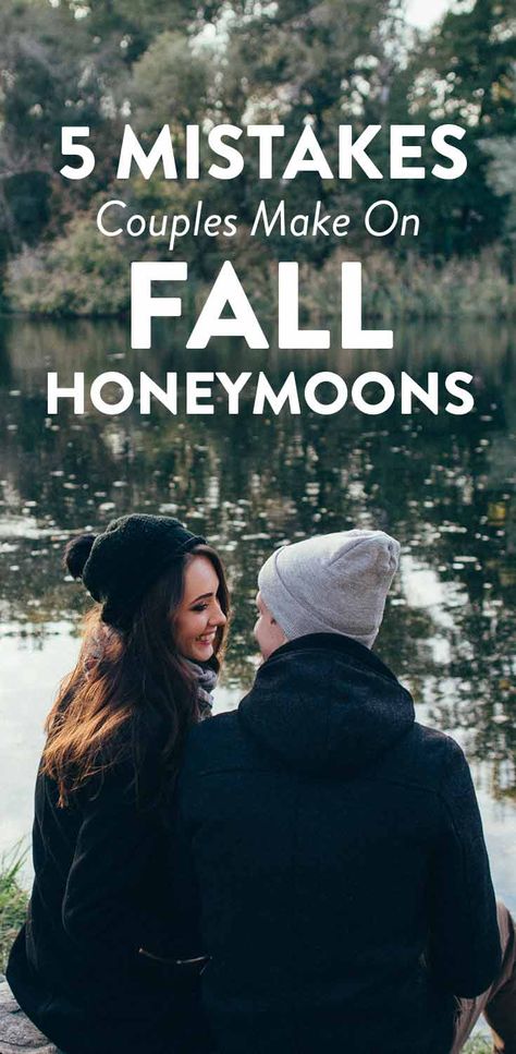 5 Mistakes Couples Make When Planning A Fall Honeymoon.  Check out 5 mistakes couples make on their fall honeymoon getaways. Fall Honeymoon Outfits, Cute Honeymoon Outfits, Marry Me Juliet, Fall Honeymoon, Wedding Planning Hacks, Honeymoon Couples, Honeymoon Tips, Planning Hacks, Shower Tips