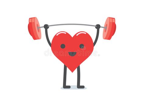 Strong Heart Illustration, Weight Training For Beginners, Strength Training Exercises, Weight Training Routine, Training For Beginners, Strong Heart, Weight Training Programs, Solar System Crafts, Muscular Strength