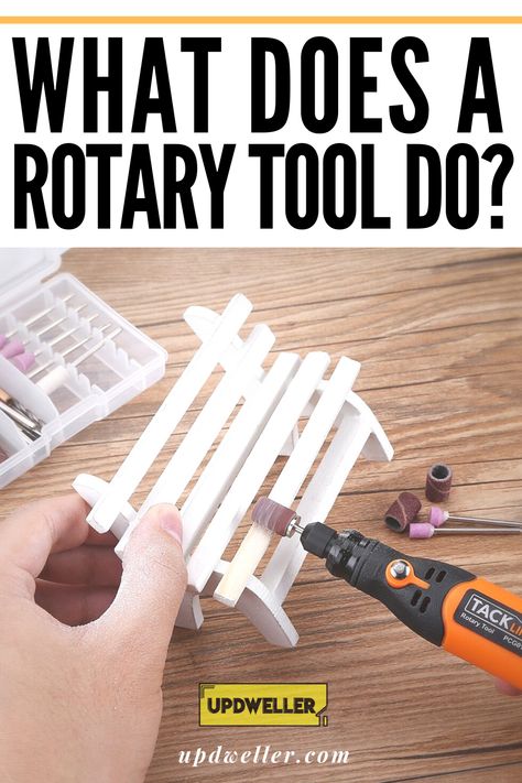 Rotary tools are multi-purpose tools that can work on many different materials like plastic, wood, metal, glass, etc. These tools are precise and allow you to create the exact shape you want, and plus, they are mobile and have no cords at all! If this sounds like the perfect tool for you, join me on a debate about which one is perfect for DIYs at home and for your hobbies too! #updweller #rotarytools #bestrotarytool #rotarytoolprojects #howtousearotarytool #dremelbitsguiderotarytool Rotary Tool Projects, Rotary Tool Crafts, Rotary Tool Projects Diy, Dremel Bits Guide, Dremel Crafts, Dremel Projects, Multipurpose Tools, Rotary Tools, Rotary Tool