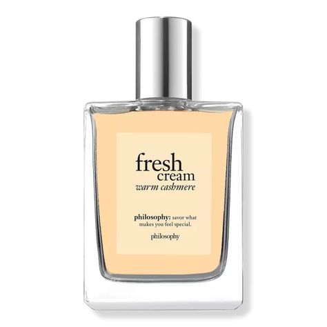 Fresh Cream Warm Cashmere Eau de Toilette - Philosophy | Ulta Beauty Fresh Cream Warm Cashmere, Cashmere Perfume, Philosophy Fresh Cream, Fall Fragrance, Vanilla Perfume, Perfume Scents, Vanilla Fragrance, Fresh Cream, Best Perfume