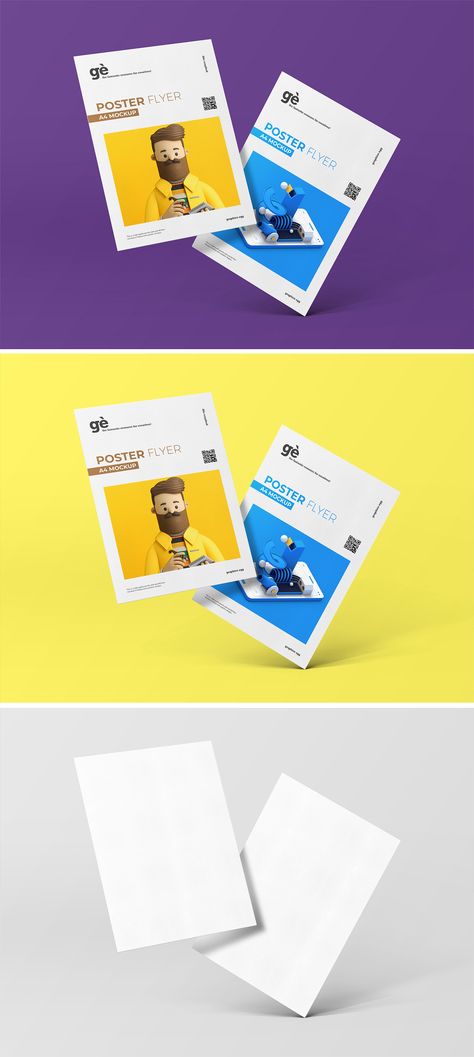 Free Mockup Book, Flyer Mockup Free, Flyer Mockup Psd, Work Presentation, Flyers Ideas, Poster Mockup Free, Graphic Design Mockup, Poster Mockup Psd, Poster Sport