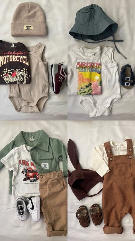 Boho Baby Boy Outfits, Infant Outfits Boy, Toddler Boy Outfit Ideas, Boho Baby Boy Clothes, Toddler Fall Outfits, Food Outfits, Boy Outfit Ideas, Toddler Ootd, Trendy Baby Boy Clothes