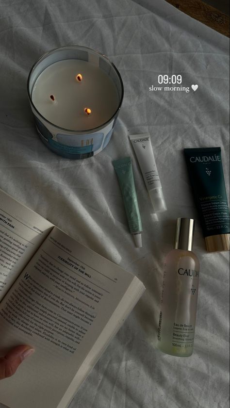 Caudalie Aesthetic, Morning Essentials, Slow Morning, 2024 Board, Aesthetic Notes, Dream Vision Board, My Beauty, Dream Lifestyle, 2024 Vision