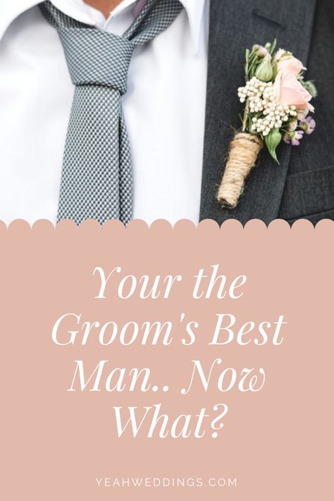 Best Man Responsibilities Wedding, Best Man Duties Checklist, Best Man Responsibilities, Best Man Ideas, Best Man Duties, Grooms Party, Groom Party, The Best Man, Wedding Speech