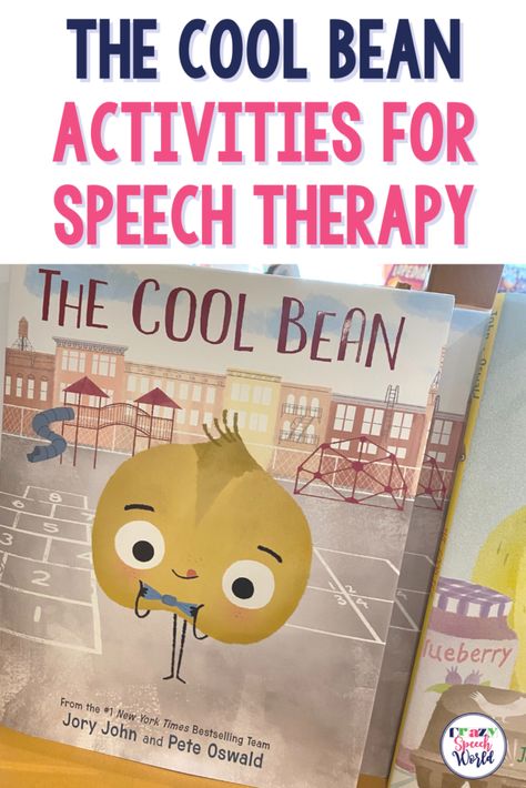 The Cool Bean is a great story to use in speech therapy, it has a clear plot, great vocabulary, and an awesome lesson for all kids. Here are some of my favorite interactive and hands-on activities to go with the story that your students will love! Story Props I love using story props with books […] Cool Bean, Vocabulary Journal, Story Props, Mailing Labels, Book Companion, All Kids, Sensory Bins, Social Interaction, Data Collection