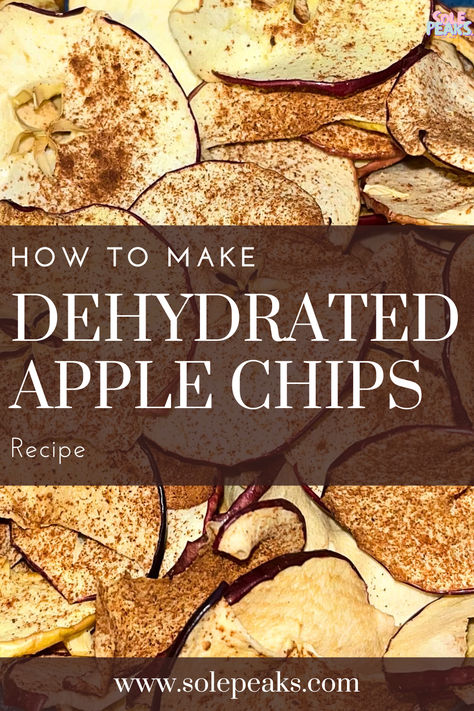 In this post, we'll explore why dehydrated apples are the perfect snack for hiking, how simple they are to make, and ways you can bring them along on your next hike. ⛰🍎  #dehydratorrecipe #recipes #applechips #dehydrator #hikingrecipes #campingrecipes #applecrisps #dehydratedapples #howto #recipe Dehydrated Apples In Dehydrator, Dehydrated Apple Chips, Apple Chips Dehydrator, Apple Chips Recipe, Dehydrated Apples, Hiking Food, Apple Pie Spice, Apple Chips, Citrus Juice