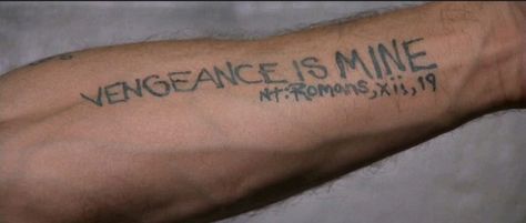 Cape Fear Tattoo, Vengeance Is Mine, Fear Tattoo, Cape Fear, Movie Stills, Dope Tattoos, Silver Screen, Back Tattoo, I Tattoo