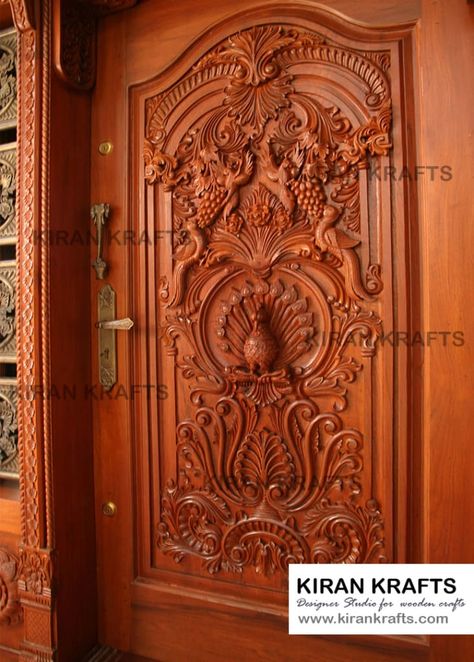 Here you will find photos of interior design ideas. Get inspired! Latest Indian Main Door Designs, Indian Main Door Designs, Single Main Door Designs, Latest Door Designs, Wooden Door Entrance, Entry Door Designs, Cake Basket, Main Doors, Halloween Front Door