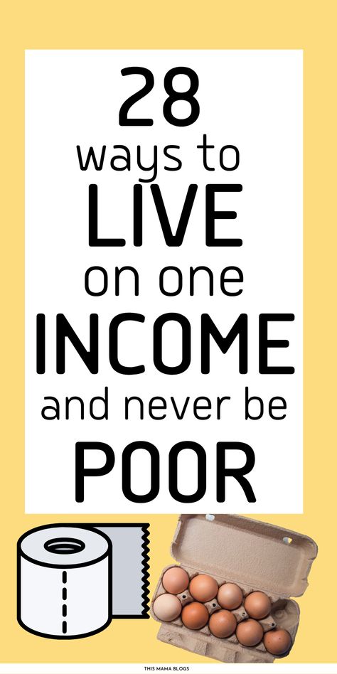 Living frugally on one income is possible, and it doesn't have to mean giving up things you enjoy just to save money. Here are some tips that'll help you live frugally and save more money even with one income in 2021. how to live on one income, how to live on one income budget ,how to live on one income families Living Cheap Saving Money, Income Budget, Live On One Income, One Income Family, Processor Recipes, Living Frugal, Frugal Habits, Live Frugally, Saving Money Frugal Living