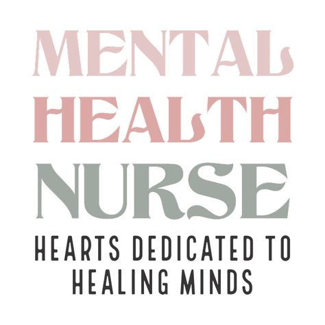 Check out this awesome 'Mental+Health+Nurse+Hearts+Dedicated+To+Healing+Minds+%E2%80%9...' design on @TeePublic! Psych Nurse Aesthetic, Psych Nurse, Nurse Aesthetic, Mental Health Nursing, Nurse Design, Tunnel Vision, 2025 Vision, Music Humor, Nursing Tshirts