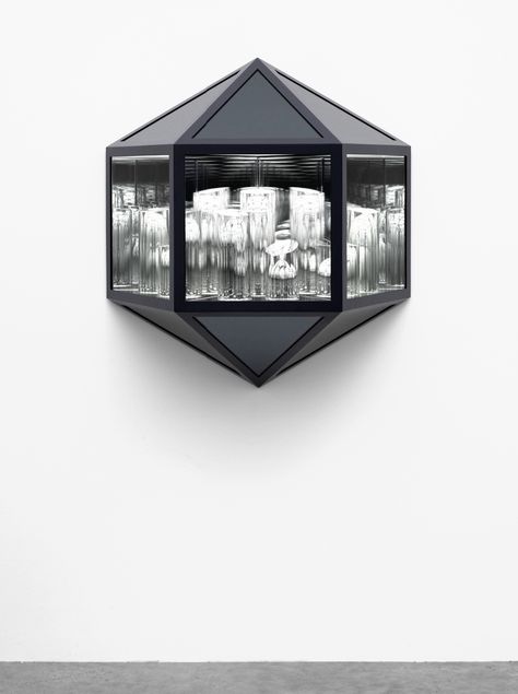 Josiah Mcelheny, Crystal Landscape, Infinity Mirror, Glass Transparent, Contemporary Sculpture, Fine Craft, Wall Lamps, Landscape Painting, Hand Blown