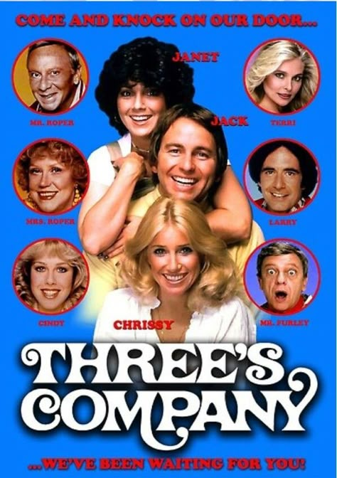 1970s Advertisements, Threes Company, Three’s Company, John Ritter, 80 Tv Shows, Vintage Tv Shows, School Tv, 1970s Tv Shows, 70s Tv Shows