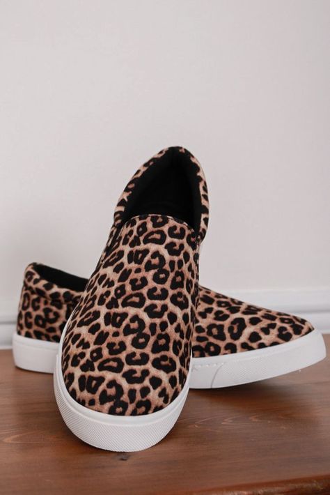 Slip On Sneaker | Sophie & Trey Cheetah Shoes, Cute Womens Shoes, Cheetah Print Shoes, Leopard Print Loafers, Heels Casual, Leopard Shoes, Pumped Up Kicks, Shoes Outfit, Shoe Print