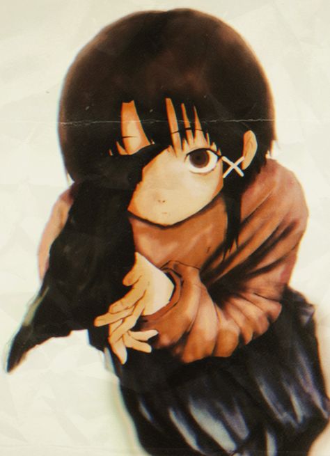 Lain Serial Experiments, Iwakura Lain, Lain Iwakura, Serial Experiments Lain, Silly Girls, Cover Art Design, Real Girls, Anime Figures, Me Me Me Anime