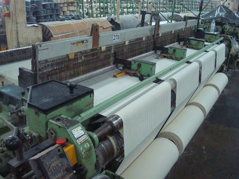 METM/100-99 Sulzer Looms (Type PU) Width 130 Inches (D2) #weaving #loom #looms #sulzer #textile #machines #manufacturing #industrials Textile Industry Factories, Industrial District, Sewing Room Design, Hand Looms, Textile Pattern Design, Weaving Loom, Textile Industry, Textile Pattern, Textile Patterns