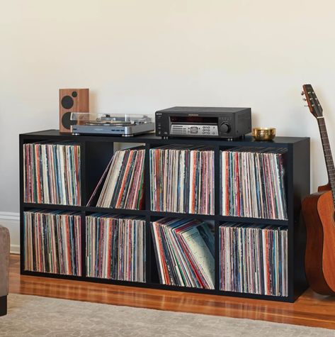 15 Best Vinyl Record Storage Cabinets 2021 | Apartment Therapy Vinyl Record Room, Media Storage Unit, Best Vinyl Records, Record Storage Cabinet, Record Room, Music Storage, Record Shelf, Lp Storage, Vinyl Record Collection