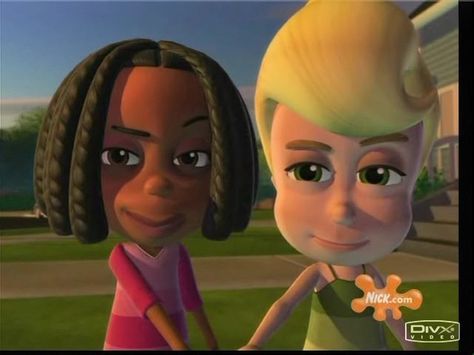 Libby and Cindy Jimmy Neutron Cindy, Libby Jimmy Neutron, Famous Cartoon Duos, Cartoon Duos, 2000s Stuff, Ig Pfp, Jimmy Neutron, Meme Meme, Bloxburg Decals