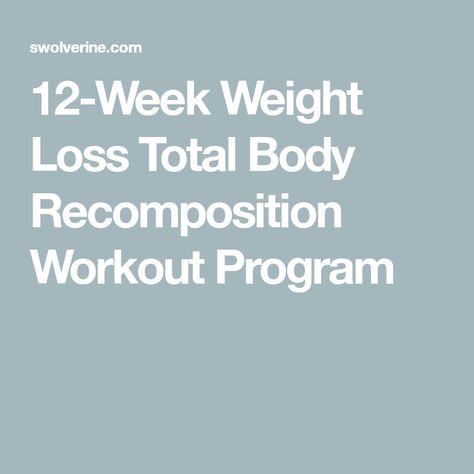 12-Week Weight Loss Total Body Recomposition Workout Program Body Recomposition Workout Plan, Body Recomposition Before And After, Recomposition Workout, Body Recomposition, Dumbbell Shoulder Press, Dumbbell Squat, Dumbbell Curls, Fat Loss Program, Functional Food