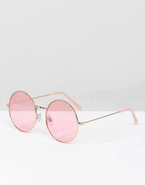 South Beach Rose Gold Round Glasses with Pink Tinted Lens $19.00 #promo Gold Round Glasses, Beach Rose, Glasses Frames Trendy, Glasses Trends, Tinted Glasses, Trendy Glasses, Rose Gold Sunglasses, Rose Colored Glasses, Cute Sunglasses