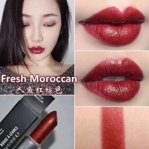 MAC lipstick - Fresh Moroccan Mac Topped With Brandy, Mac High Drama, Mac Smoked Almond, Deep Autumn Makeup, Mac Twig, Mac Diva, Mac Russian Red, Mac Retro Matte Lipstick, Mac Ruby Woo