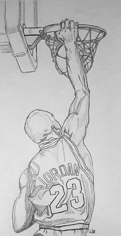 Basketball Sketch, Nba Drawings, Basketball Drawings, Ghost Drawing, Nba Art, Cool Pencil Drawings, Football Uniforms, Graffiti Drawing, Easy Drawings Sketches