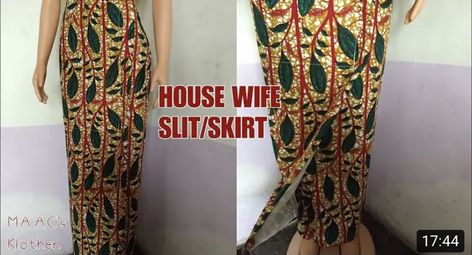 House Wife Dress, Overlap Skirt, Housewife Dress, Ghana Fashion, Dress Sewing Tutorials, House Wife, Skirt Tutorial, Fashion Sewing Tutorials