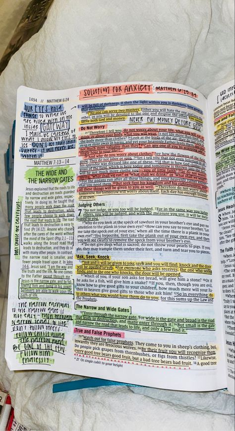 Matthew 6 Bible Notes, Niv Journal The Word Bible, Niv Bible Study, Gospel Bible Study, Matthew 1 Journaling, Mathew Bible Study, Mathew Bible Notes, Matthew 7 Bible Journaling, Mathew Bible Journal