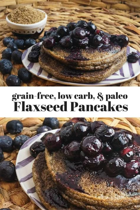 W30 Breakfast, Flaxseed Pancakes, Probiotic Recipes, Flaxseed Recipes, Flax Seed Pancakes, Flax Pancakes, Gallbladder Health, Pancakes Low Carb, Flax Muffins