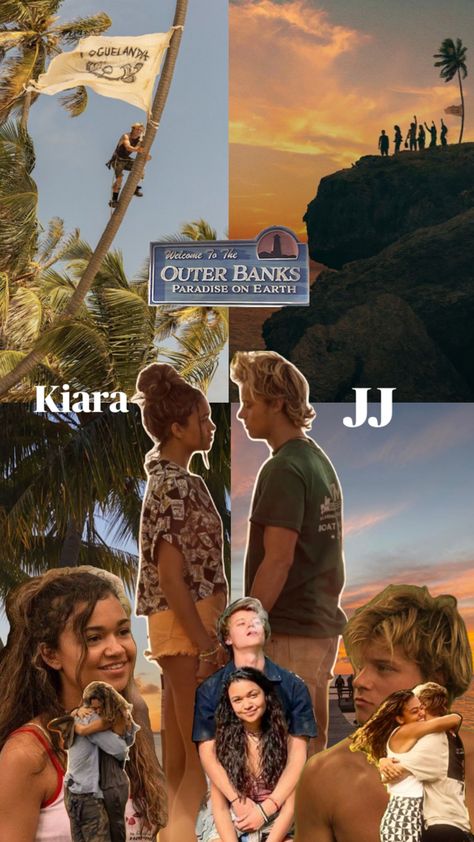 K&J Kiara Wallpaper, Kiara And Jj, Obx Kiara, Jj Outer Banks Cute, Jj And Kiara, Outer Banks Aesthetic Outfits, Les Pogues, Outer Banks Style, Movies To Watch Teenagers