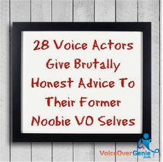 Voice Overs, Acting Tips, Job Ideas, Singing Tips, Singing Lessons, Online Jobs From Home, Voice Acting, Brutally Honest, Side Jobs