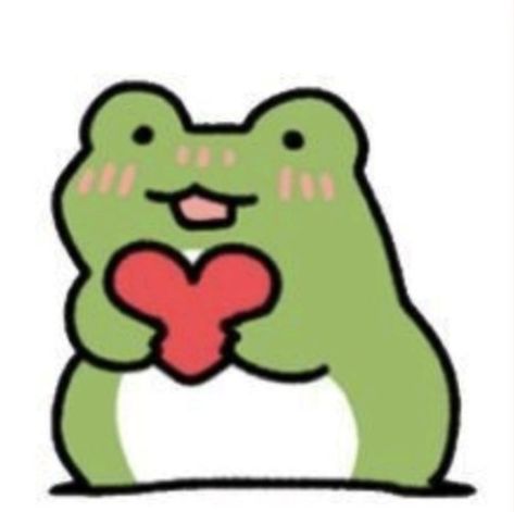 Cursed Frog Drawing, Rolly Polly Drawing, Frog Cute Drawing, Frog Art Cute, Cute Frog Art, Frog Emotes, Stickers Frog, Frog Stickers, 심플한 그림