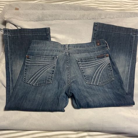 Cute, Denim Capris Brand New, Never Worn. No Tags Non Smoking Home Ships Same Day Vintage Western Clothes, Shein Western Outfits, 7s Jeans, Southern Clothes, Cowgirl Fits, Buckle Display, Western Things, Country Fits, Ariat Jeans