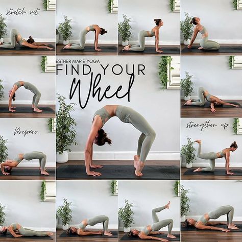 Wheel Pose Yoga, Yoga Shoulder, Yoga Strength, Yoga Poses Photography, Shoulder Mobility, Yoga Inversions, Yoga Love, Wheel Pose, Home Yoga Practice