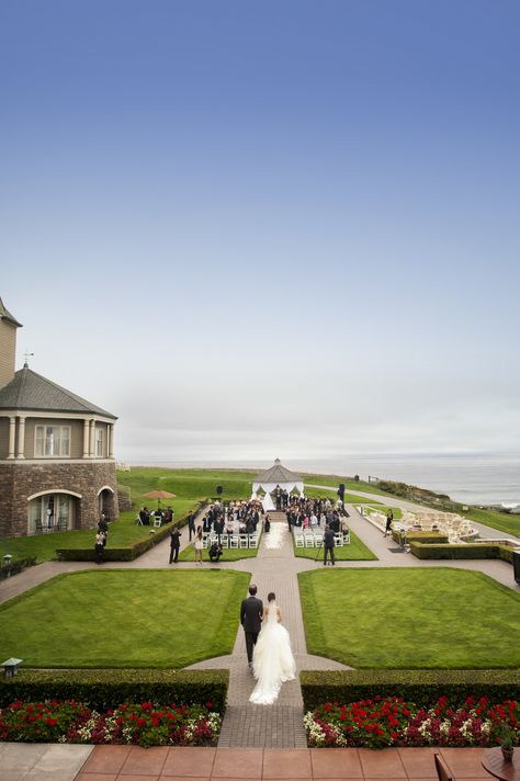 The Ritz-Carlton Half Moon Bay Wedding Venue Plans, Ritz Carlton Half Moon Bay, Half Moon Bay Wedding, Elegant Wedding Themes, Wedding Crashers, Wedding Chapel, Half Moon Bay, The Ritz Carlton, Bay Wedding