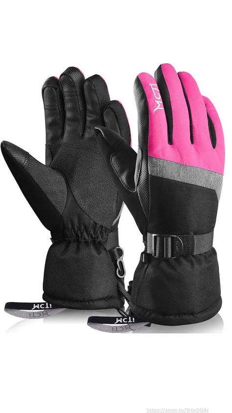 Ski Gloves, Winter Waterproof Snowboard Snow 3M Thinsulate Warm Touchscreen Cold Weather Women Gloves Wrist Leashes. #winter #gloves #warm #soft #insulated #waterproof #cold #women #snow #3m Snowboard Gloves, Snow Gloves, Heated Gloves, Ski Gloves, Waterproof Gloves, Touch Screen Gloves, Ski Pants, Womens Gloves, Ski And Snowboard