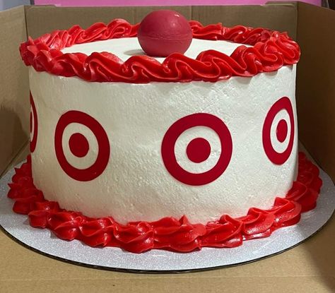 Target Themed birthday cake filled with fruit! Target Theme Cake, Target Cake Ideas, Target Party Theme, Target Birthday Cakes, Target Cake, Target Birthday, Target Party, Titanic Model, Target Shopping