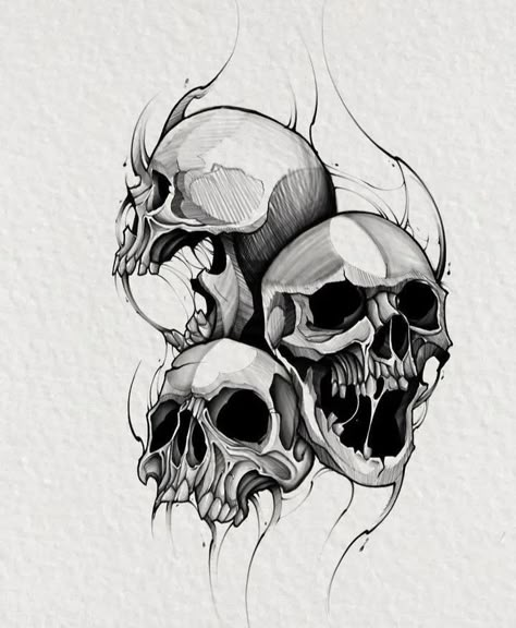 Dragon Head Tattoo, Wrist Tattoo Ideas, Wrist Tattoo Designs, Simple Skull, Skull Stencil, Skull Sketch, Samurai Tattoo Design, Skull Sleeve Tattoos, Biker Tattoos