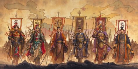 Three Kingdoms Art, Tsuyoshi Nagano, Kingdom Illustration, Ancient China Art, Three Kingdom, Lu Bu, Mughal Art Paintings, Chinese Warrior, Samurai Artwork