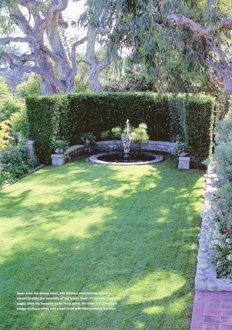 Old World Garden, Seeking Lavender Lane, European Garden, Yard And Garden, Estate Garden, Formal Garden, Garden Plans, Backyard Inspiration, Water Features In The Garden